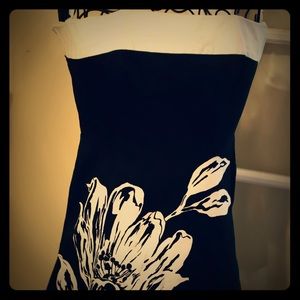 White House Black Market strapless cocktail dress